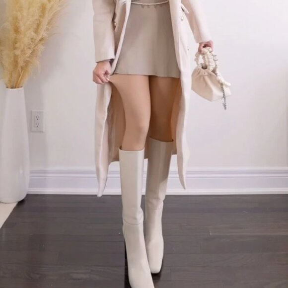 Raye x REVOLVE Devinn High Heeled Boot in Bone - Picture 4 of 4